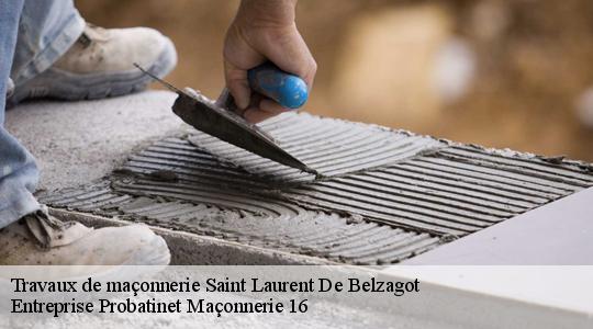 Travaux de maçonnerie