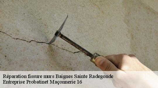 Réparation fissure murs
